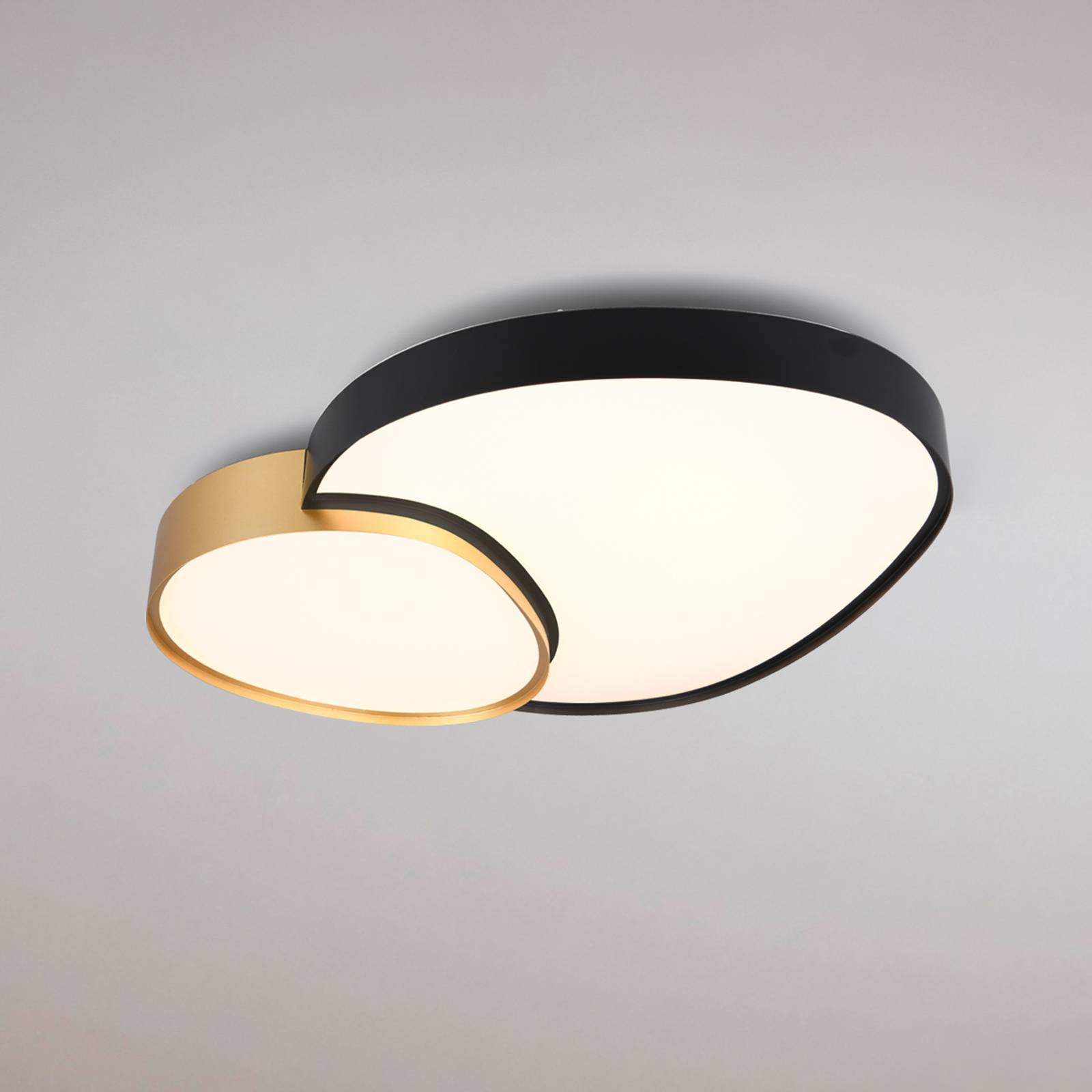 Svítidlo Trio Lighting černá/zlatá Kov/plast
