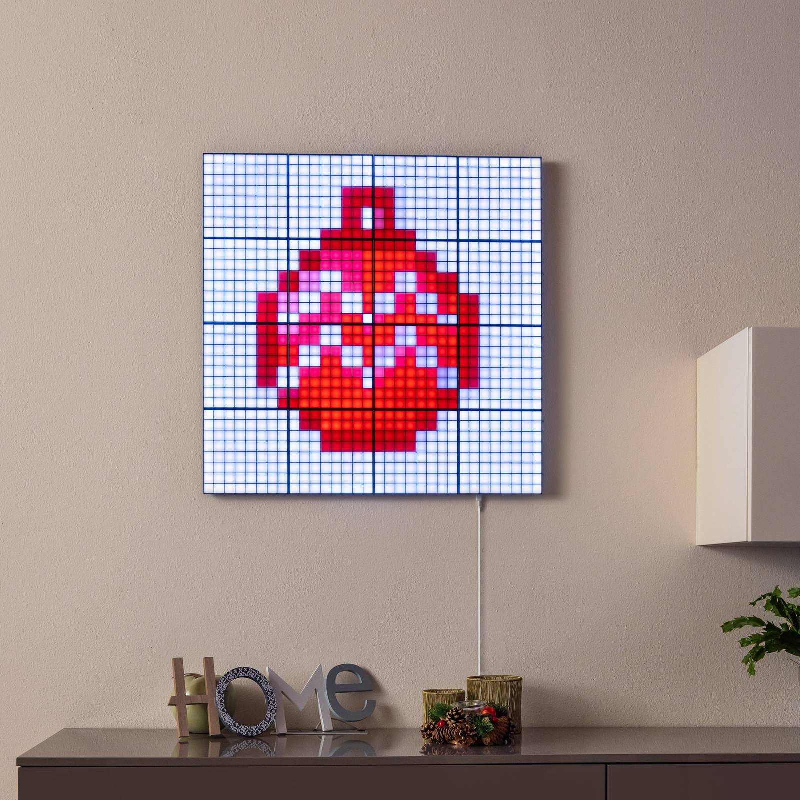 Svítidlo twinkly černá plast