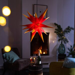 Svítidlo STERNTALER červená/žlutá plast